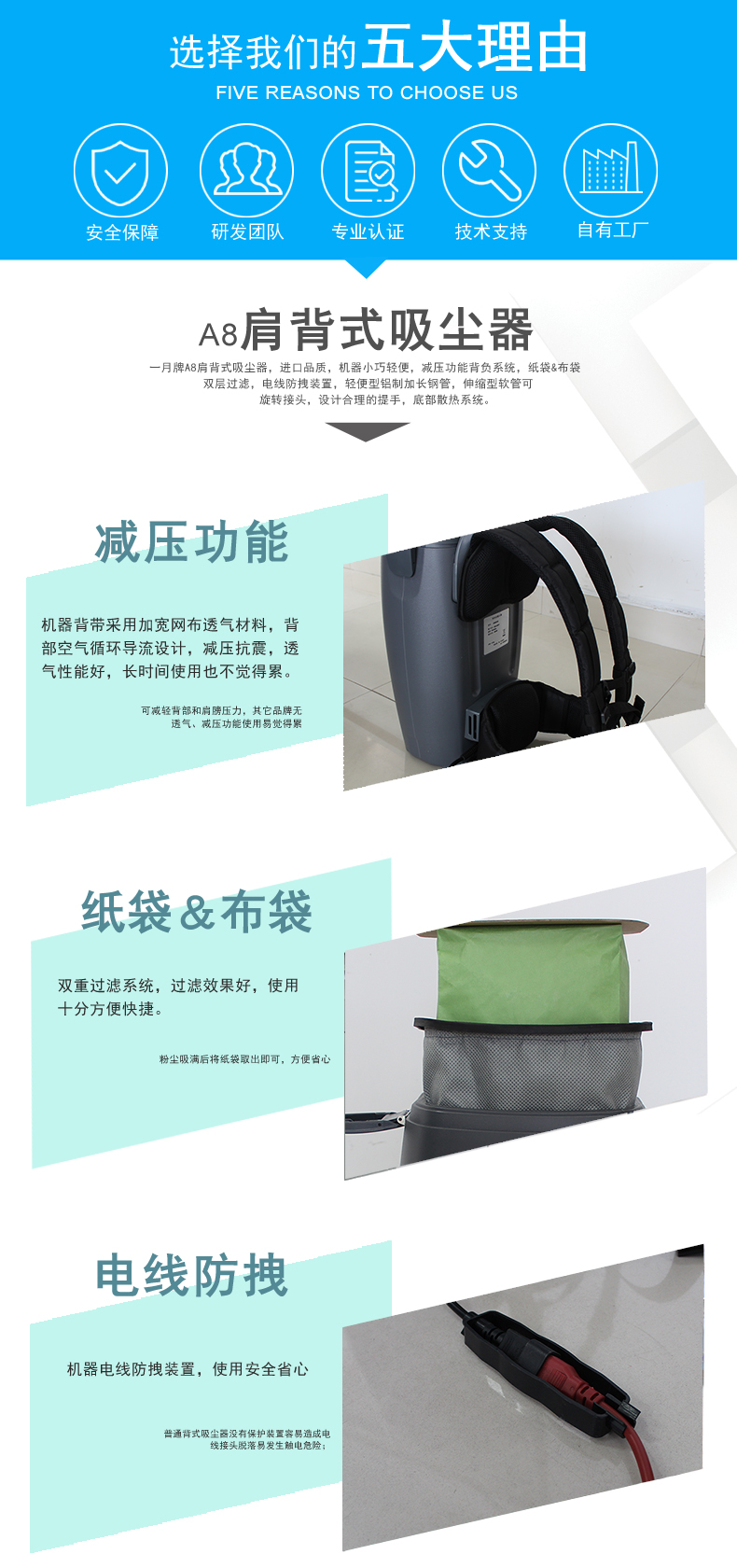 肩背式吸尘器